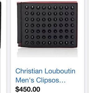 Christian Louboutin men’s wallet NWT